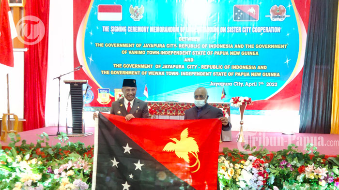 Sambut Pemkot Vanimo dan Wewak PNG, BTM: Warga Kota Jayapura Sejahtera Bersama NKRI