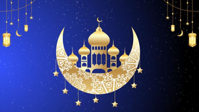 RAMADAN 2026 - Ilustrasi bulan Ramadan 2026/1447H yang dibuat menggunakan canva Selasa (17/2)