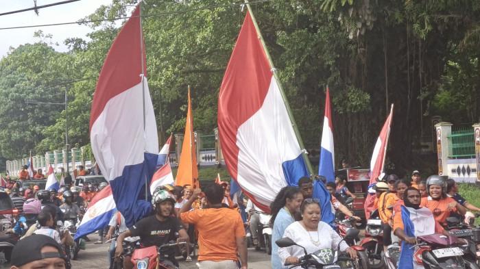 "Piala Dunia 2026 Belanda Punya": Sorak Manokwari Holland Fans dalam Konvoi Perdana