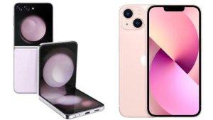Samsung-Galaxy-Z-Flip5-dan-iPhone-13.jpg