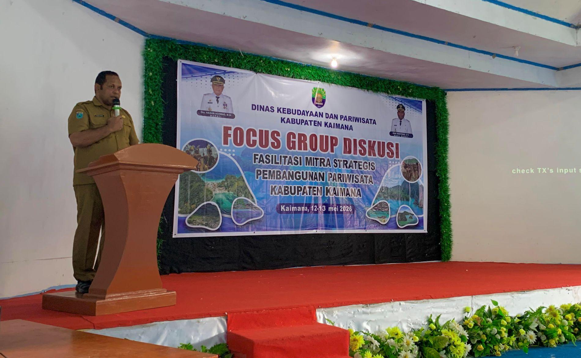 Disbudpar Kaimana Gelar FGD Bahas Strategi Pengembangan Pariwisata