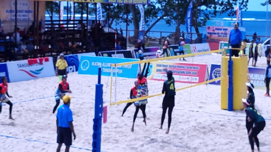 Hasil Sirnas Seri 1 Voli Pasir Putra 4x4: Tim Jayapura Kalahkan Papua Barat 7