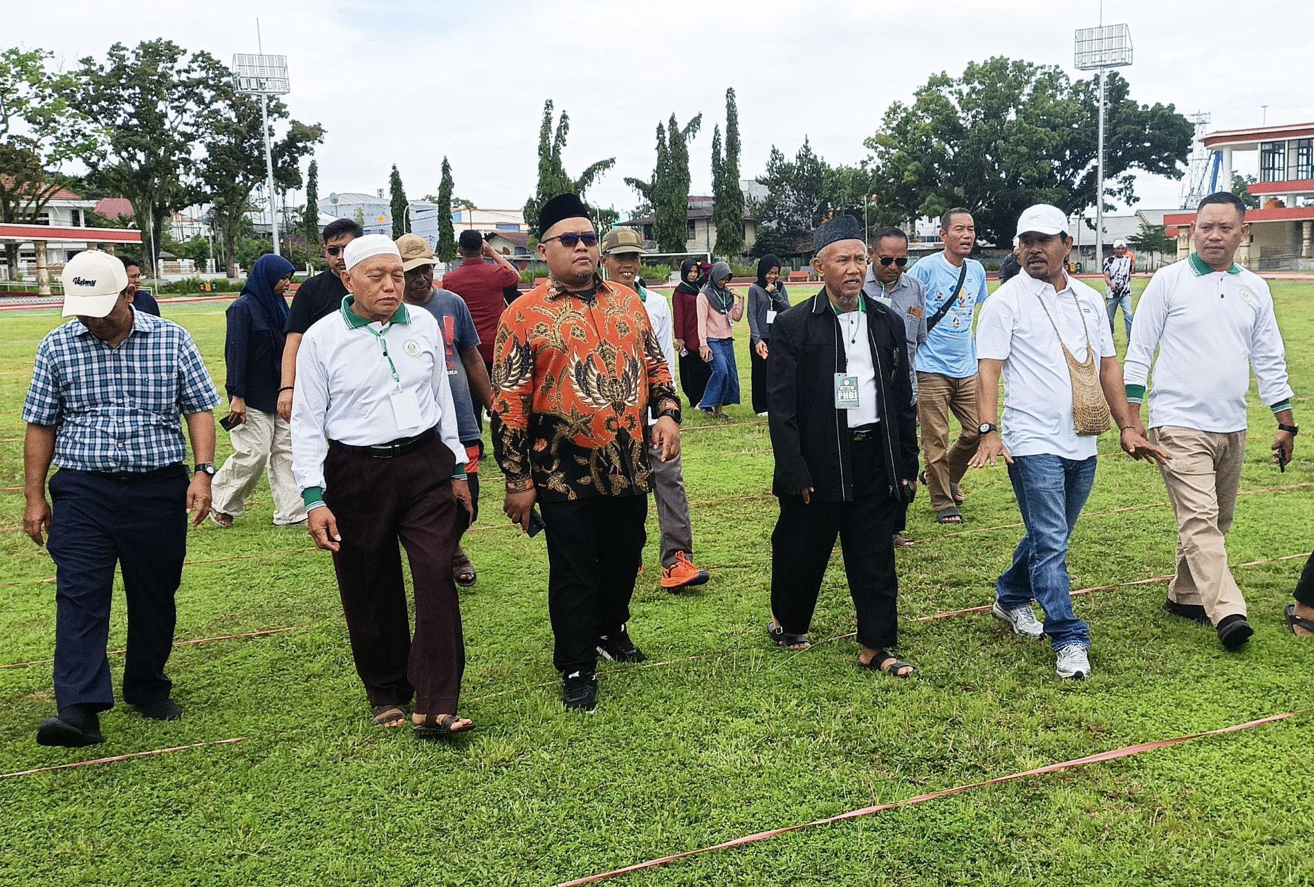 Wakil Bupati Manokwari Tinjau Kesiapan Lokasi Salat Idulfitri di RTP Borarsi
