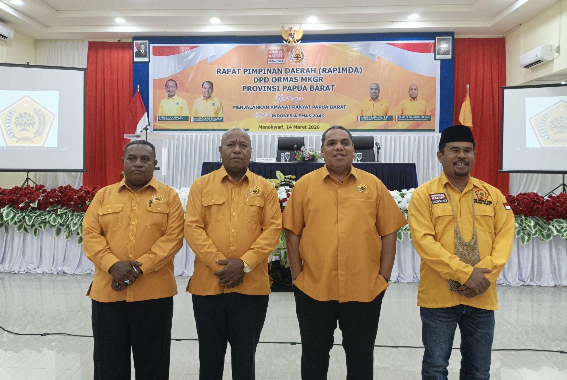 MKGR Papua Barat Fokus Konsolidasi Pemenangan Golkar di Pemilu 2029