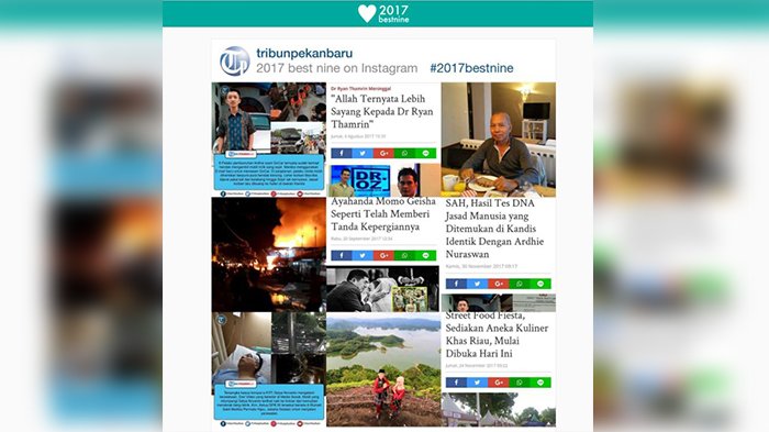 Lagi Kekinian #2017BestNine di Instagram, Begini Cara Membuatnya, Gampang Banget!