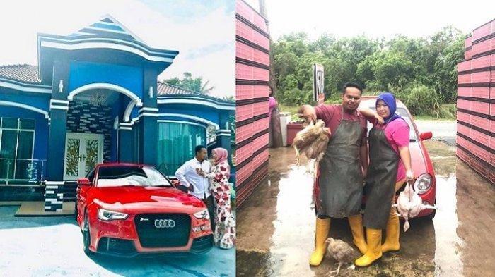 8 Tahun Jualan Ayam Potong, Akhirnya Wanita Ini Kesampaian Membelikan Suami Mobil Audi Super Mewah