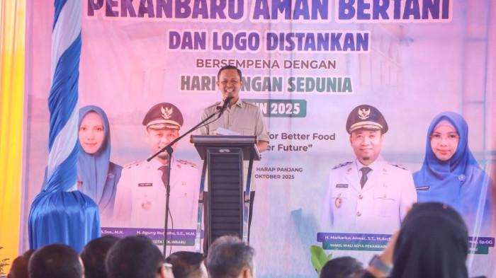 Wali Kota Pekanbaru Luncurkan Program AMAN Bertani, Dorong Ketahanan Pangan dari Rumah Warga