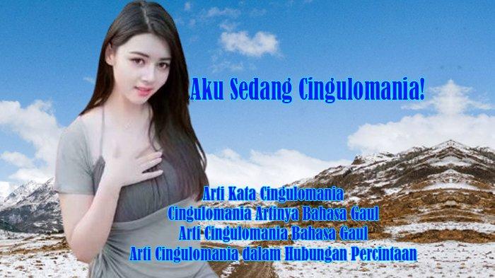 Arti Kata Cingulomania dan Cingulomania Artinya dan Arti Cingulomania Bahasa Gaul dan dalam Hubungan