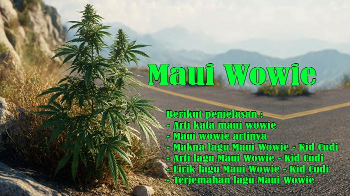 Arti Kata Maui Wowie atau Maui Wowie Artinya, Arti Lagu Maui Wowie-Kid Cudi, Lirik Lagu, Terjemahan