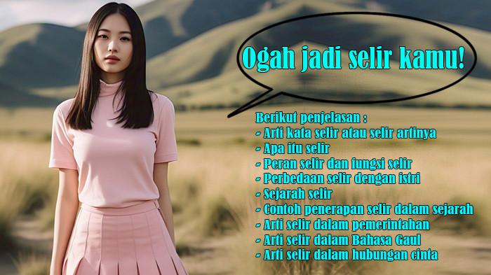 Arti Kata Selir, Selir Artinya, Apa Itu Selir, Peran, Fungsi, Sejarah, Contoh, Bahasa Gaul, Hubungan