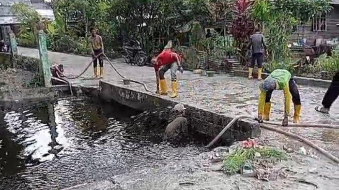 Ribuan KK di Kabupaten Rohil Riau Terdampak Banjir, di Bangko Air Mulai Berangsur Surut