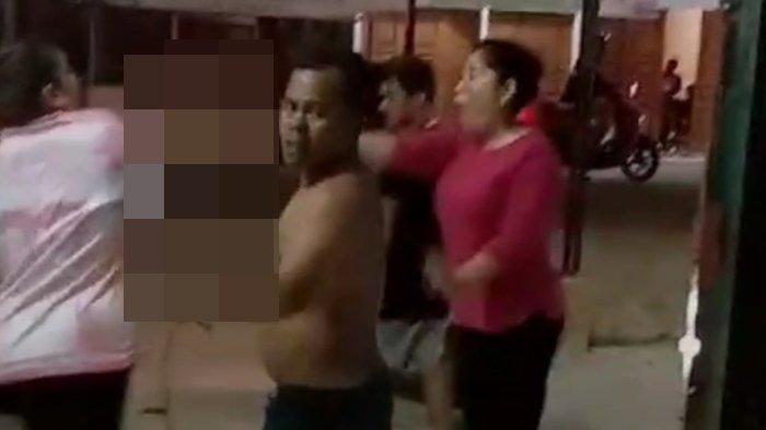 Beredar Video Cekcok 2 Keluarga Diduga di Riau, Pasutri Datang Bawa Senjata Tajam Tagih Utang