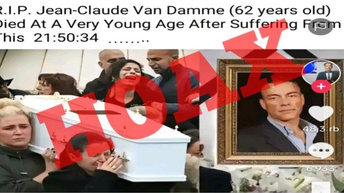 CEK FAKTA : Salah, Informasi Van Damme Meninggal Dunia