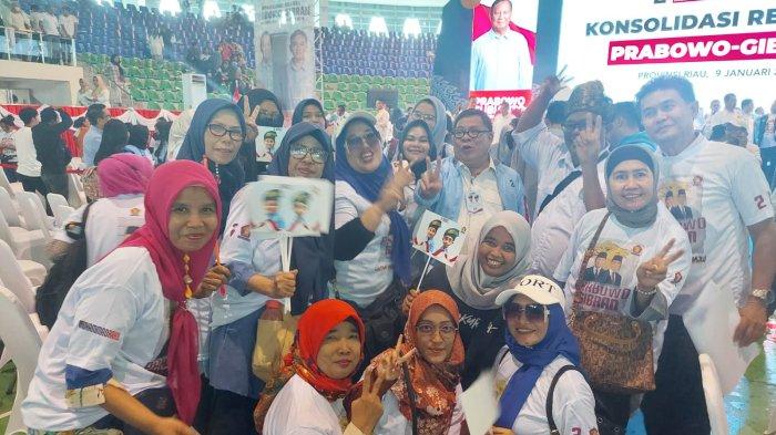 Datang Mendadak, Fraksi Gerindra Kaget Warga Riau Membludak Sambut Prabowo