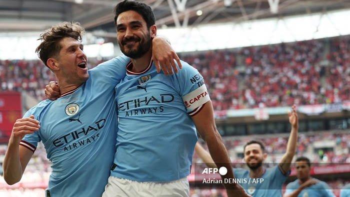 SKOR AKHIR Man City vs Man United Final Piala FA 2023 , Dua Gol Gundogan Bawa The Citizen Juara