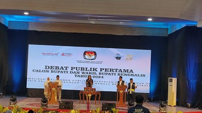 Solusi Syahrial Meningkatkan Layanan Roro Saat Debat Pilkada Bengkalis, Kasmarni Sudah Kami Lakukan
