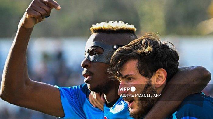 Skor Akhir Spezia vs Napoli dan Klasemen Liga Italia Terbaru , Osimhen Cetak Brace untuk Partenopei