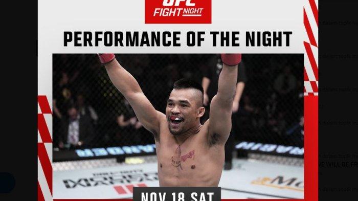 Jeka Saragih Jadi Sorotan Media Asing, Menang TKO Hitungan Detik dalam Laga UFC