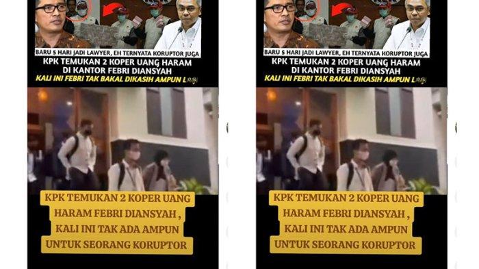CEK FAKTA : KPK Sita Dua Koper yang Berisi Uang dari Kantor Febri Diansyah, Info Tersebar di Medsos