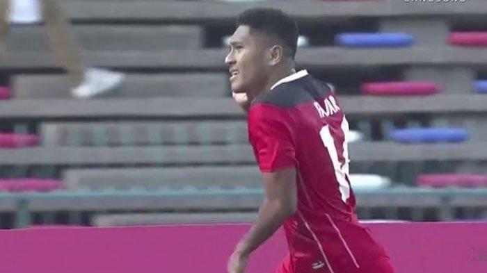 Cuplikan Gol Roket Fajar yang Luluh Lantakkan Pertahanan Filipina , Indonesia Menang 3-0