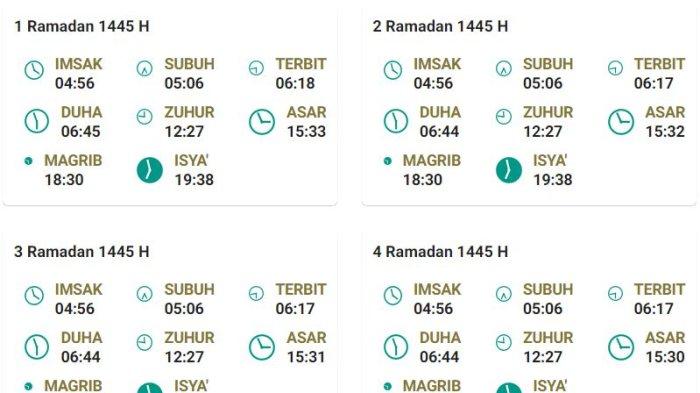 Jadwal Imsak Pekanbaru, Download PDF Jadwal Buka dan Sholat 5 Waktu Selama Ramadhan di Pekanbaru