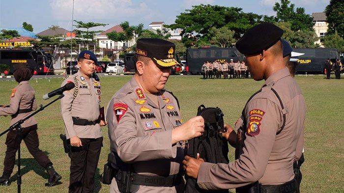Personel BKO Pengamanan TPS Polda Riau segera Dikirim ke Kabupaten/Kota , Ini Pesan Kapolda Riau