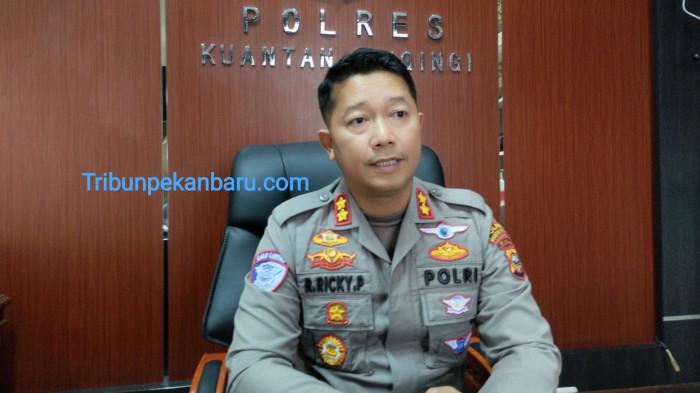 Polres Kuansing Amankan 4 Tersangka Kericuhan Operasi PETI di Desa Pulau Bayur Kecamatan Cerenti