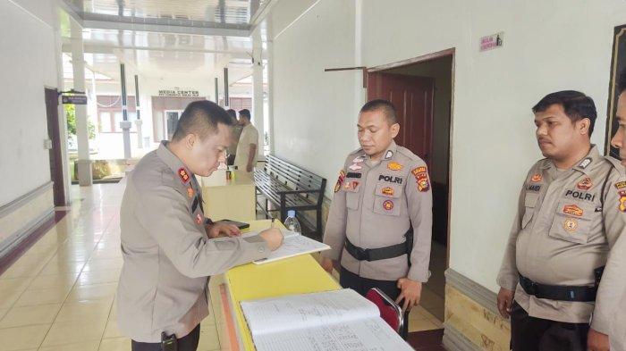 Kapolres Rohil Tinjau Keamanan Kantor KPU dan Bawaslu