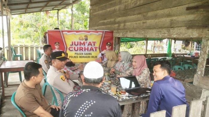 Kapolsek Gaung Sarapan Bersama Warga, Tampung Aspirasi Saat Jumat Curhat