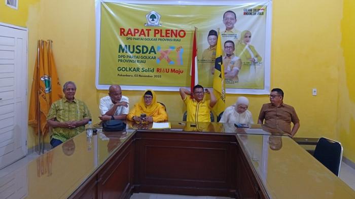 Drama Musda Golkar Riau: Pendaftaran Diperpanjang sampai Sabtu Pagi, Kandidat Masih Teka-Teki