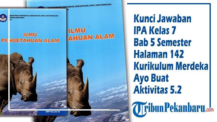 Kunci Jawaban IPA Kelas 7 Bab 5 Semester Halaman 142 Kurikulum Merdeka Ayo Buat Aktivitas 5.2