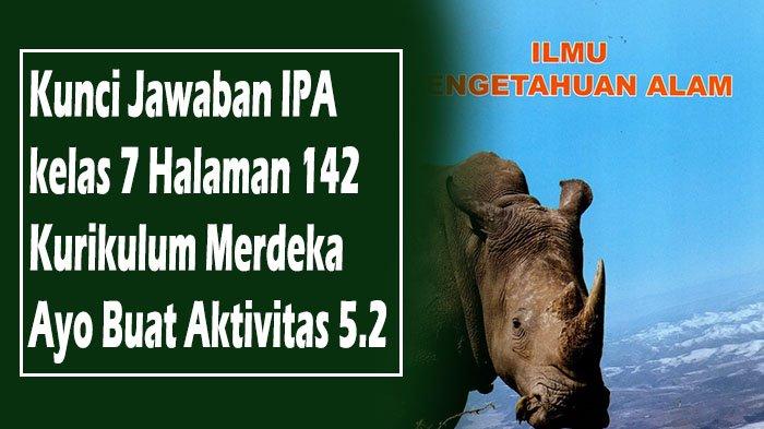Ayo Buat Aktivitas 5.2! Kunci Jawaban Halaman 142 IPA kelas 7 SMP/MTs Kurikulum Merdeka