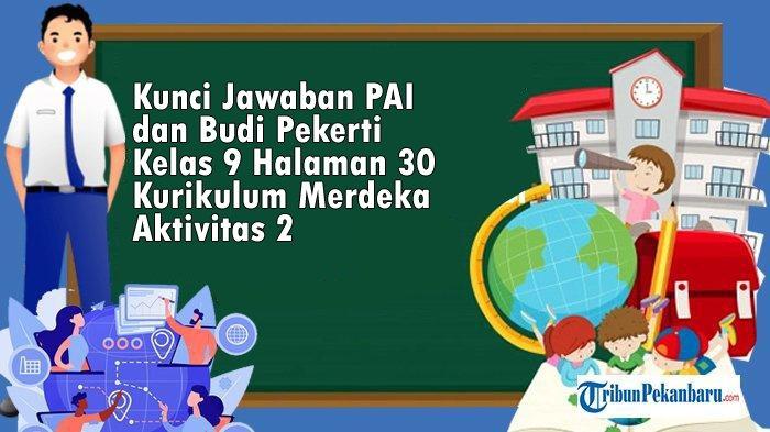 Kunci Jawaban PAI dan Budi Pekerti Kelas 9 Halaman 30 Kurikulum Merdeka Aktivitas 2