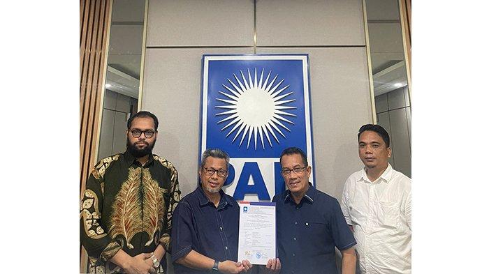 Masrul Kasmy - Fauzi Hasan Terima B1 KWK dari PAN untuk Pilkada Kepulauan Meranti 2024