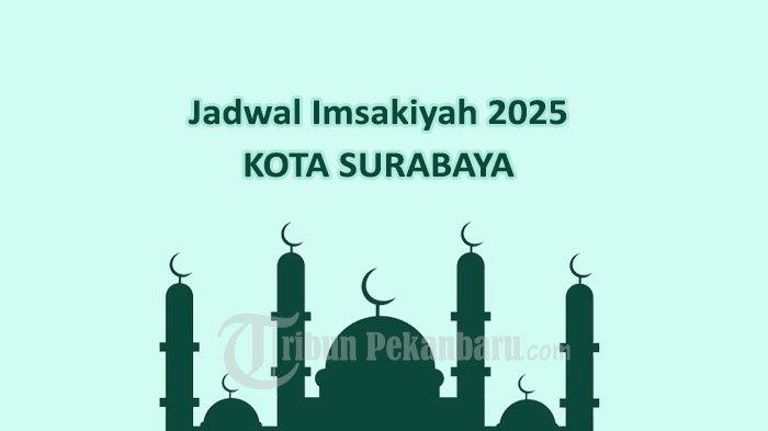 PDF Download Jadwal Imsakiyah Ramadhan Kota Surabaya 2025 atau Tahun 1446 Hijriah