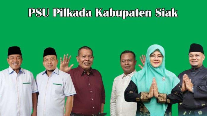 Jadwal Pelaksanaan PSU Pilkada Siak, Tiga Paslon Rebutan Suara di 3 TPS