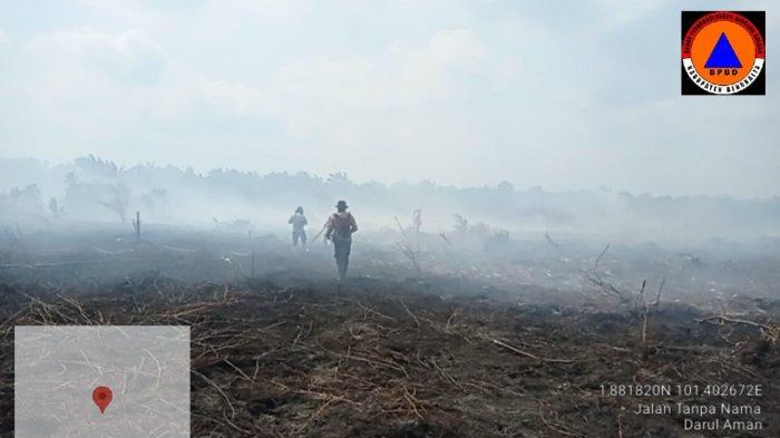 Pemadaman Karhutla Masih Bisa Jalur Darat, BPBD Bengkalis Belum Minta Bantuan Water Bombing