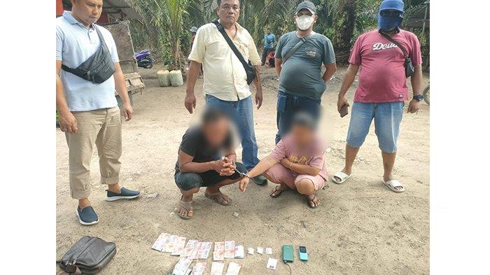 Intel Kodim 0313/KPR Amankan 2 Bandar Narkoba di Pelalawan, Sita Sabu dan Uang Tunai