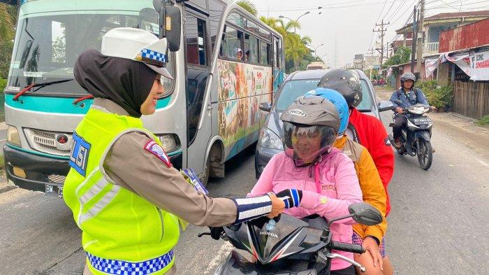 Operasi Patuh Lancang Kuning di Bengkalis, Sudah Keluarkan 12 Tilang dan 78 Teguran