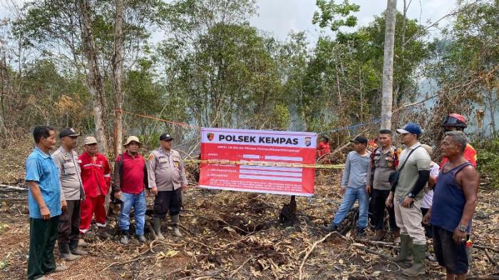 Warga Inhil Ditetapkan Tersangka Sebabkan Karhutla Seluas 5 Hektare di Kempas