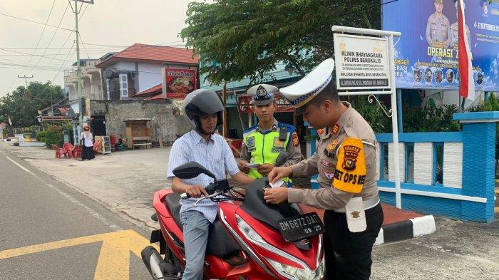 Polres Bengkalis Sudah Keluarkan 400 Teguran Dalam Operasi Zebra Lancang Kuning 2023