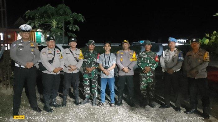 Polsek Kemuning Inhil Kerahkan Personel Amankan Kampanye Paslon Pilkada Inhil 2024