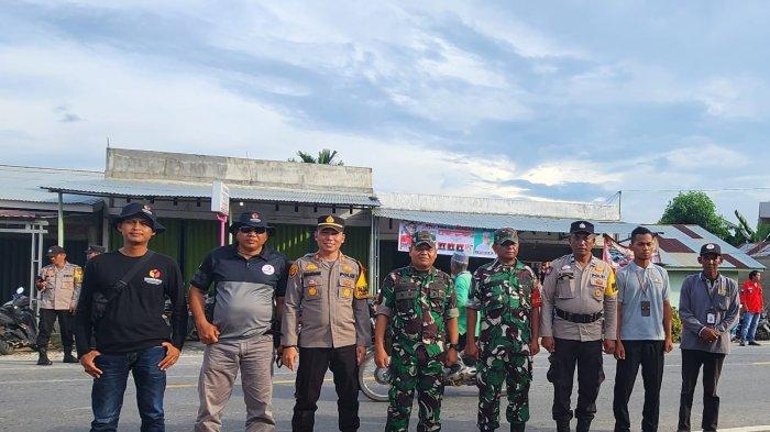 Polsek Kempas Kawal Ketat Pelaksanaan Kampanye Paslon, Wujudkan Sinergitas TNI-Polri