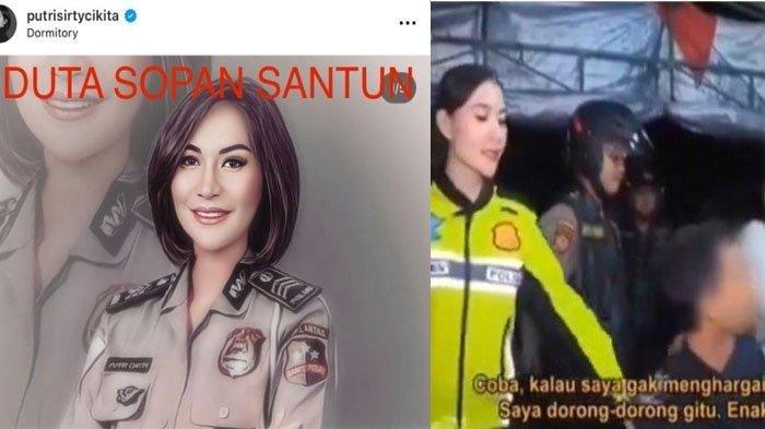 Putri Cikita Dicap Duta Sopan Santun oleh Netizen, Kompolnas Bela Warga yang Makan: Untung Sabar