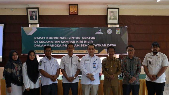 BBPOM Pekanbaru Gelar Rakor Lintas Sektor Program Semangatkan Desa di Kampar