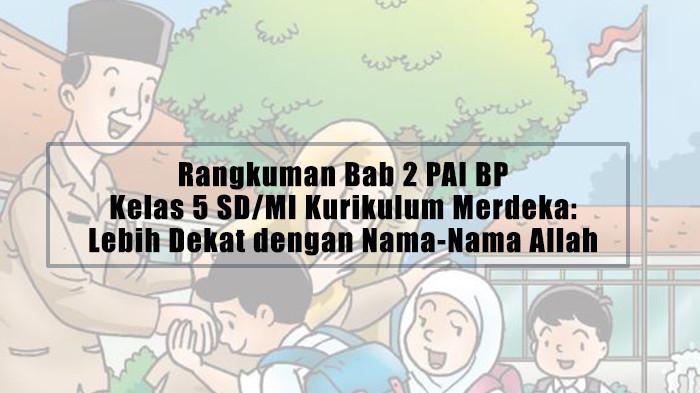 Rangkuman Bab 2 PAI BP Kelas 5 SD/MI Kurikulum Merdeka: Lebih Dekat dengan Nama-Nama Allah