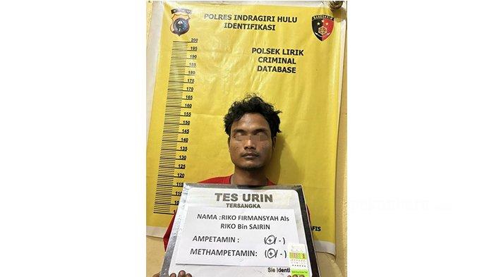 Lagi, Pencuri Sawit di Inhu Ditangkap Polisi, Hasil Tes Urine Positif Konsumsi Sabu
