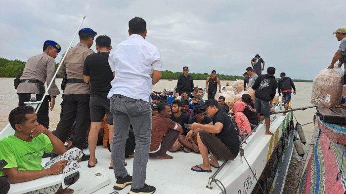 Rombongan Etnis Rohingya Diamankan di Panipahan, Hendak ke Malaysia Bersama TKI Ilegal
