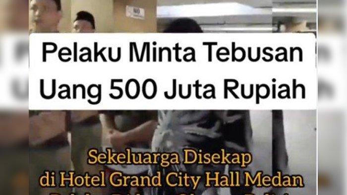 Viral, Sekeluarga Diduga Disekap Polisi di Hotel Medan, Diminta Uang Rp 500 Juta