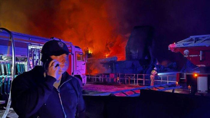 Ukraina Bombardir Rusia Dengan 10 Rudal, Dua Kapal Perang Putin Hancur